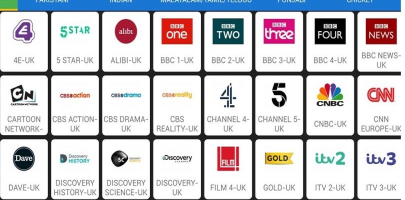 OREO TV Channels